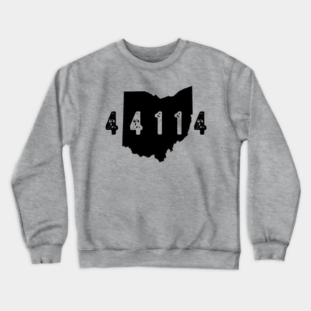 Ohio 44114 Cleveland Downtown Crewneck Sweatshirt by OHYes